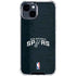 NBA San Antonio Spurs Distressed iPhone 14 Clear Case